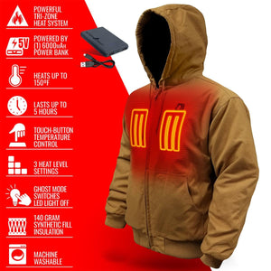 ActionHeat 5V Battery Heated Work Jacket