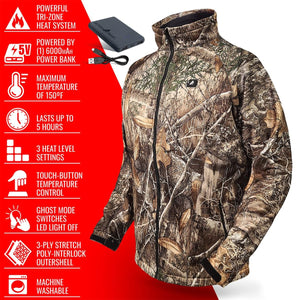 ActionHeat 5V Men's Battery Heated Hunting Jacket