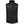 Men's black insulated puffer battery heated vest by ActionHeat, featuring red zipper pulls and a subtle mountain logo on the chest.