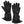 Black Men's Premium Heated Gloves by ActionHeat, featuring a power button, zipper, and adjustable wrist strap with logo.