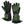 Men's green and black heated gloves by ActionHeat, with a power button, wrist strap, and cuff zipper.