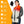 Red and white gradient AA battery heated fleece scarf by ActionHeat, with glowing heating elements and hand pockets, alongside a battery pack.