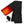 Black AA battery heated fleece scarf by ActionHeat, showing an orange heating element graphic and an attached battery pack.