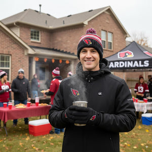 ActionHeat Arizona Cardinals 5V Men's Softshell Battery Heated Jacket