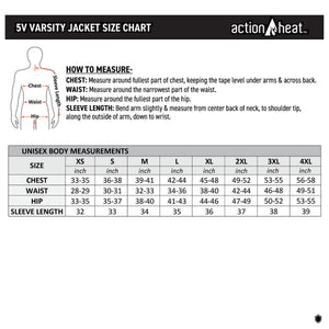 ActionHeat Green Bay Packers 5V Battery Heated Varsity Jacket