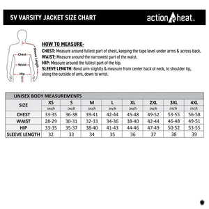 ActionHeat Iowa Hawkeyes 5V Men's Varsity Battery Heated Jacket