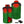 Men's green and black Philadelphia Eagles colorblock puffer battery heated vest by ActionHeat, front and back views with heat panels and power bank.