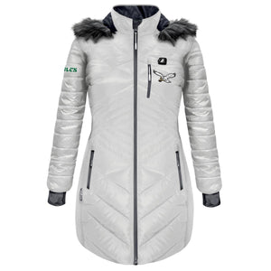 ActionHeat Philadelphia Eagles 5V Women's Long Puffer Battery Heated Jacket