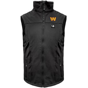 ActionHeat Washington Commanders 5V Men's Softshell Battery Heated Vest