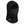 Black heated balaclava by Aheata, made of soft, textured fabric with a small red 'V' logo.