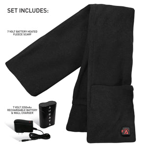 Aheata 7V Battery Heated Fleece Scarf