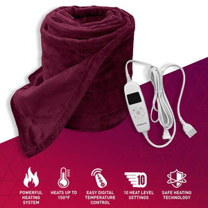 Aheata Heated Throw with Digital Controller