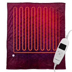 Aheata Heated Throw with Digital Controller - Front