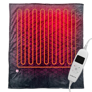Aheata Heated Throw with Digital Controller - Front