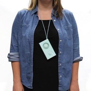 AlphaCool AA Battery Powered Necklace Fan