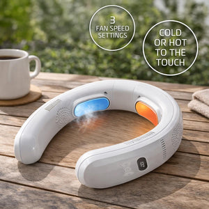 AlphaCool Wearable 3-Zone Neck Cooler & Heater - White