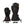 Lenz Men's Heated Gloves Lobster 9.0 Finger Cap with rcB 2000 Batteries - Front