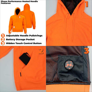 Mobile Warming 7.4V Men's Phase Performance Heated Hoodie