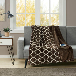 Beautyrest Heated Ogee Throw - 60"W x 70"L