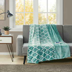 Beautyrest Heated Ogee Throw - 60"W x 70"L
