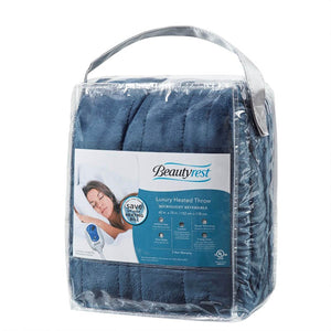 Beautyrest Heated Plush Throw - 60"W x 70"L