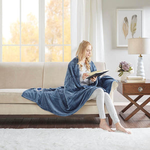 Beautyrest Heated Plush Throw - 60"W x 70"L