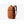 Rust brown fabric backpack by Bellroy with black zippers, a front flap, and padded shoulder straps.