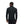 Black quarter zip pullover by Black Diamond with subtle texture and red stitching, shown from the back on a man.