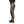 Brown and dark grey Women's Alpine Hybrid Pant by Black Diamond, side view, with a zippered thigh pocket and reinforced panels.