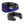 Blue fabric personal cooling collar system by Black Ice, displaying its logo, with two black cooling packs, one showing a velcro closure.
