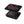 Black hand-held cool therapy system by Black Ice, featuring a pad with red text above a soft pouch with red dots.