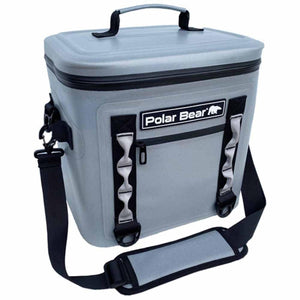 Polar Bear Coolers Topper 20 Cooler Bag - Grey - Front