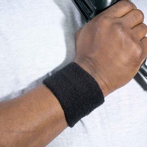 Chill-Its 6500 Wrist Sweatbands Black