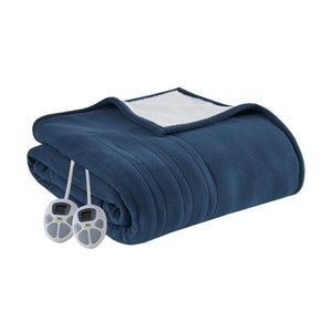 Serta Heated Fleece to Sherpa Blanket - Full / Queen