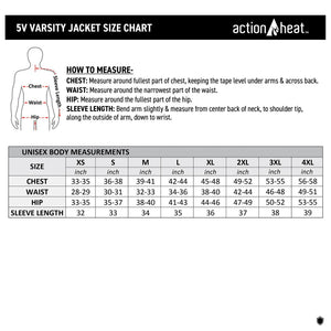 ActionHeat Iowa Hawkeyes 5V Men's Varsity Battery Heated Jacket