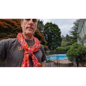 Nano-Ice Cooling Necklace + Scarf | 2+ Hours of Cooling Relief - Paisley