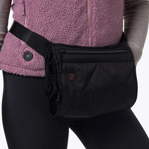 Mobile Warming Unisex 7.4V Quilted Hand Warmer - Black