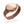 Rose gold wearable device by Embr Wave with a metallic mesh band, featuring a smooth face with a diagonal line.