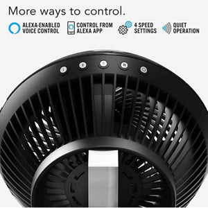 Vornado 660 AE Large Whole Room Works 4 Speeds Air Circulator Fan with Alexa Enabled - Black