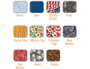 Ergodyne Chill-Its 6705 Evaporative Cooling Bandana - Hook & Loop