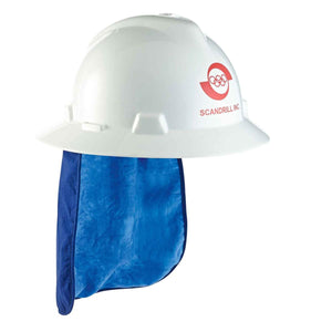 Ergodyne Chill-Its 6717CT Evaporative Cooling Hard Hat Neck Shade w/Cooling Towel