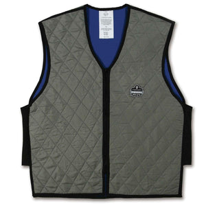 Ergodyne Chill-Its Evaporative Cooling Vest - Grey - Front