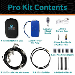 ExtremeMIST Personal Misting System Quad Kit