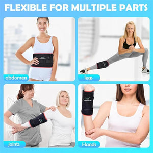 UTK Blue and Red Infrared Light Therapy Wrap Pad for Body - 8"x13"