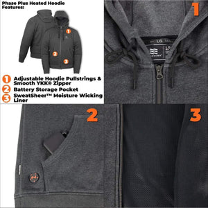 Fieldsheer Mobile Warming Men's Phase Plus 2.0 Heated Hoodie