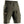 Dark green men's hiking shorts by FjallRaven, featuring zippered hand pockets and a fox logo on the left cargo pocket.