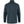 Dark blue men's Ovik fleece half-zip jacket by FjallRaven, with raglan sleeves, smooth dark elbow patches, high collar, back view.