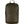 Olive green 28-liter backpack by FjallRaven with a leather top handle, zippered pockets, and a fox logo.