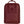 Maroon structured backpack by FjallRaven with two top handles, a zippered main compartment, and a front pocket.