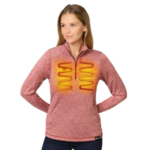 Venture Heat 7V Women's Bluetooth Battery Heated Shirt - Front